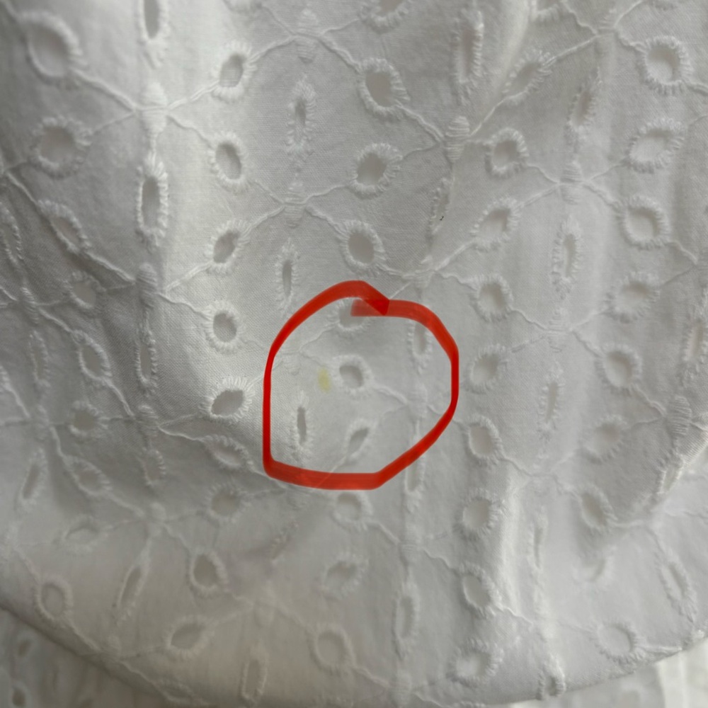 GAP White Eyelet Mini Dress with Tie Waist - Picture 7 of 9